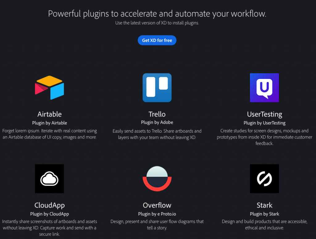 Adobe XD Plugins