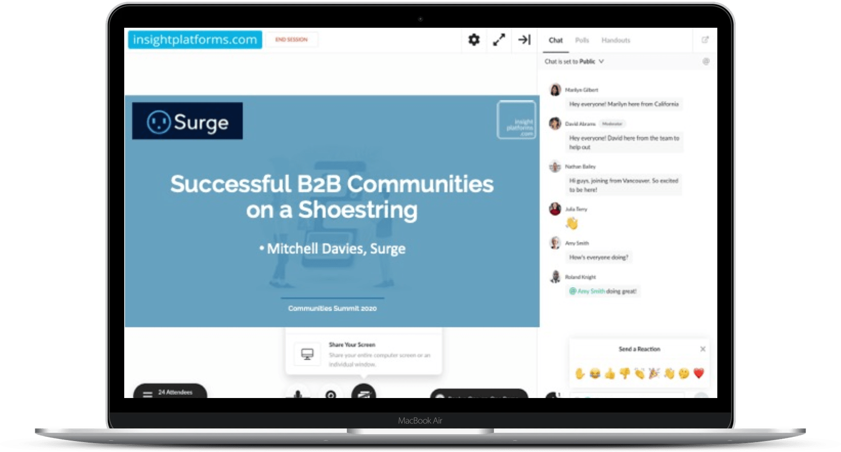 Communities Summit Webinar Room - Insight Platforms Communities Summit Webinar Room - Insight Platforms