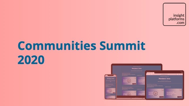 Communities Summit Landing Page - Featured Image - Insight Platforms