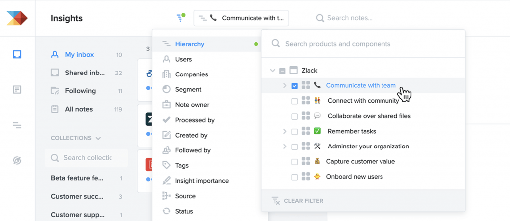 Productboard Screenshot 2 - Insight Platforms