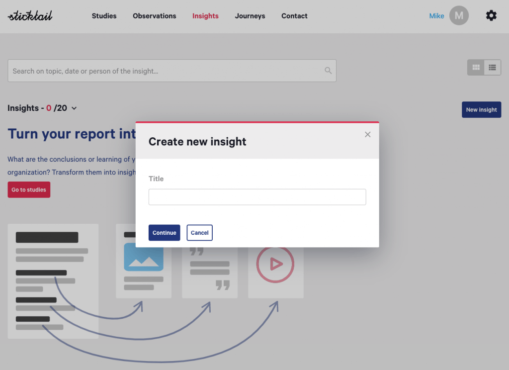 Sticktail Screenshot 1 - Insight Platforms